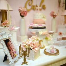 Carla 's Baptism Party - Elegant Pinky Baby Girl Theme