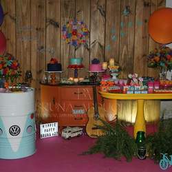 Hippie birthday party - Hippie