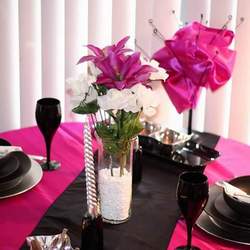 Dinner for 2 - Magenta Violet and Black