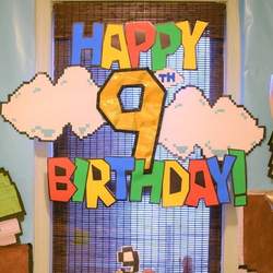 SUPER DIY Super Mario Birthday party - Super Mario Bros