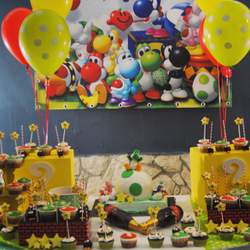 Yoshi Party - Yoshi & Super Mario
