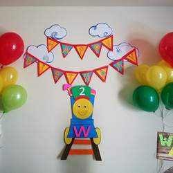 W's bob the train 2nd birthday party - Bob the train