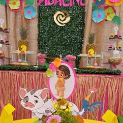 Adaline's Moana 2nd birthday party - Moana