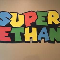 Super Ethan Birthday 6th - Super Mario