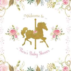  Rere's Carousel Baby Shower -  Carousel Theme