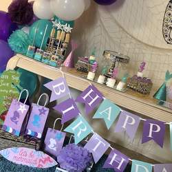 Arianna’s Mermaid 8th birthday party - Mermaid 