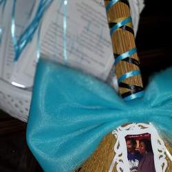 Black and blue Wedding - Black and turquoise blue