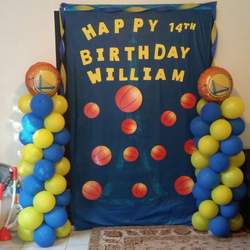 My nephew Basketball 14th Birthday party - Golden State Warriors