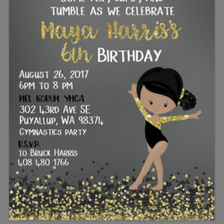 Maya's 6 year gymnastics party - Gymnastics 