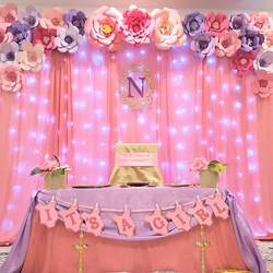 Traditional baby Shower - Welcome baby girl 