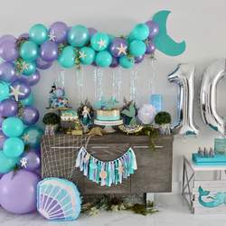 Mermaid Birthday Party - Let's Shellebrate! - Mermaid