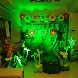 Jungle themed birthday party - Jungle