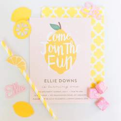 Ellie's Lemon First Birthday - Lemonade / Lemons