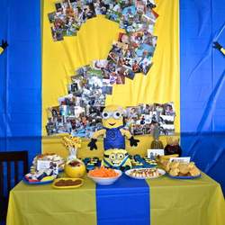 Owen's minion party - Despicable  me party, minion party