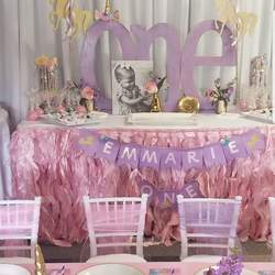Emmarie's Unicorn First Birthday  - Unicorn