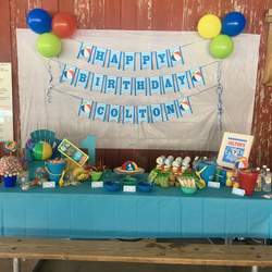 1st boy birthday - Beach Ball/pool party