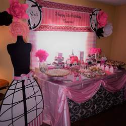 Vanessa's French fashion inspired 7th Birthday  - French fashion 