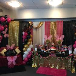 Butterfly Theme Shower  - Royal ButterflyTheme shower