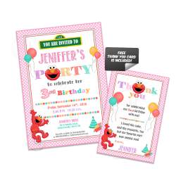 Girly Elmo Party - Sesame street for girls