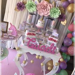 Unicorn birthday party - Unicorns
