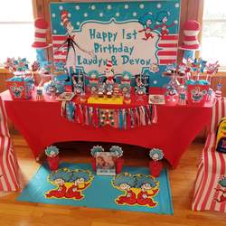 Landyn & Devon's Birthday Party - Dr. Suess Thing 1 & Thing 2