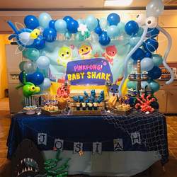 Joshiah's First Shark Party - Baby Shark