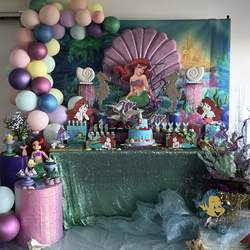 Little mermaid birthday party - None