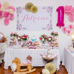 Adriana's peonies 1st birthday party - Peonies