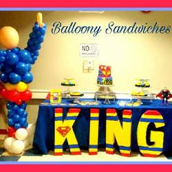 King's Super 7th Birthday Party - Superman