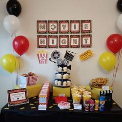 Taliyah's 10th Birthday Party - Movie Night