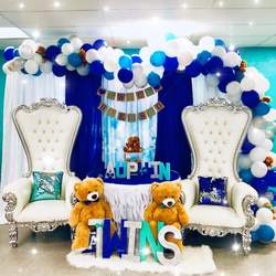 Jude & Ashanti Teddy Bear & Bow Ties Baby Shower. “Twice Blessed” - Teddy Bear & Bow Ties Baby Shower. 