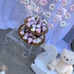 A surprise baby shower for girl number 3 - Pink & Purple 