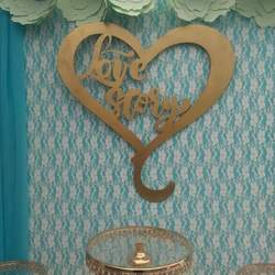 Historia de Amor - Decoración  candy bar