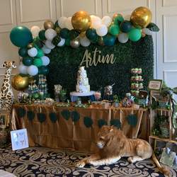 Glam Safari 1st birthday party - Safari Glam 