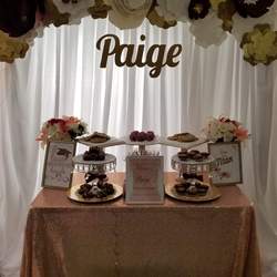 Paige's Graduation Party  - Burgundy and Rose Gold Floral