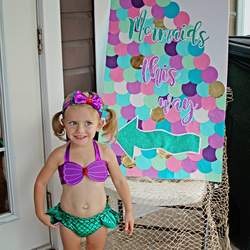  Little mermaid is  turning three  - Mermaid 