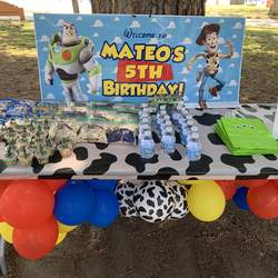 Mateo turns 5 - Toy Story