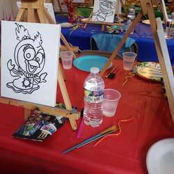 Aston's Muppet Babies 1st Birthday play and paint - Muppets 