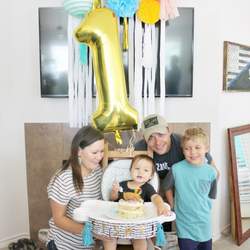Bray's Very First Birthday - Animal Party