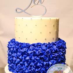 Leila's 15th birthday party - Azul y plata 