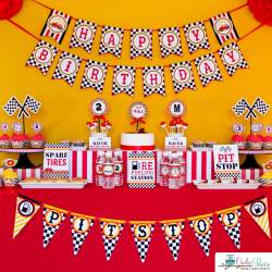 Race car birthday party - Cars / Trucks