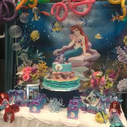 Gioselynn little Mermaid party  - Ariel   little Mermaid (Disney movie)