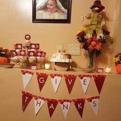 Fall Party - Using free printables from catchmyparty.com