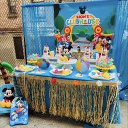 Zion’s 2nd Birthday  - Mickey Mouse club house goes to the Beach