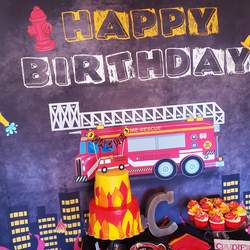Fireman 3rd Birthday Boy - Fireman Firefighter