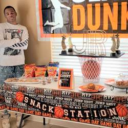 Birthday Party for Teen Boy - Sports - Slam Dunk