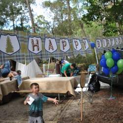 Camping Birthday Party - Camping