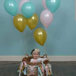 Daniella's first birthday paty - Hot Air Balloon