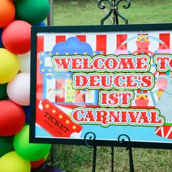 Deuces Carnival 1st birthday party - Circus / Carnival