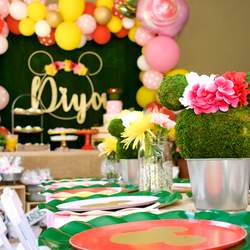 Diya's Minnie Mouse Garden Party - Minnie Mouse